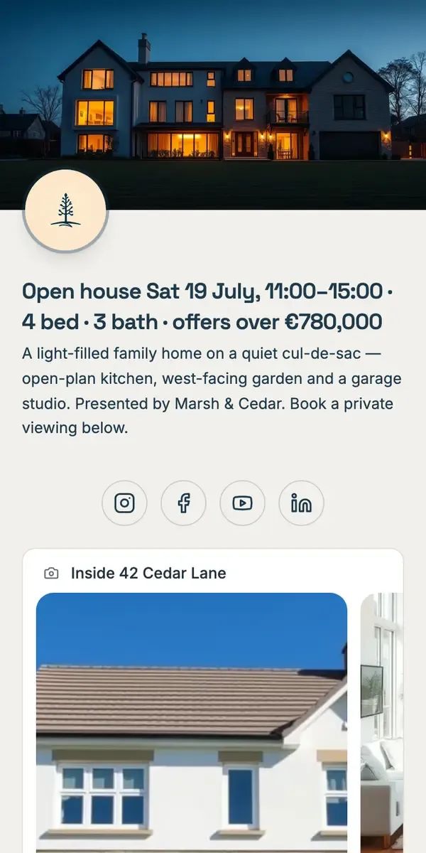 42 Cedar Lane — live metawe page