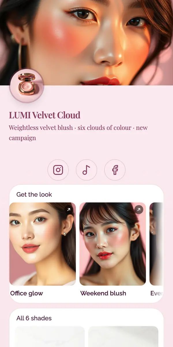 LUMI Velvet Cloud — live metawe page